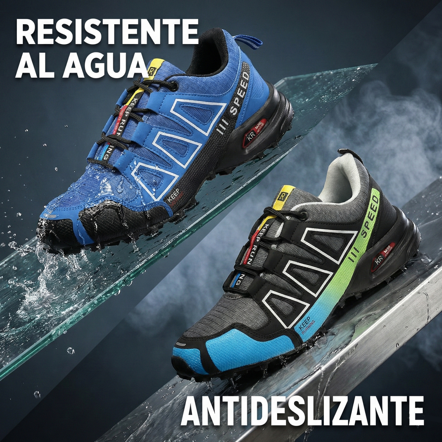 🔥 ¡50% MENOS! Zapatos Ortopédicos de Senderismo:Elimina el Dolor de Pies (Diseño ergonómico & Antideslizantes & Unisex)