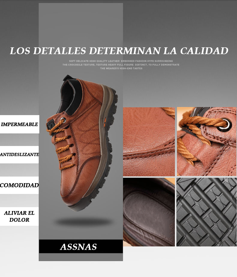 (🔥50% de descuento hoy - ¡no te lo pierdas!) - Zapatos de piel de becerro italiana suaves y cómodos - Soporte de arco - Alivio del dolor