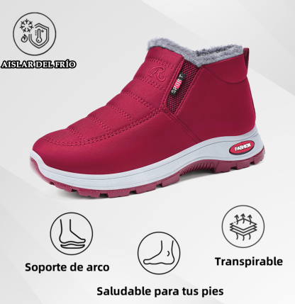 (🔥50% de descuento por tiempo limitado) Cómodos zapatos ortopédicos de invierno con forro de lana cálido, soporte para el arco plantar y alivio eficaz del dolor de espalda, articulaciones y pies. (Unisex)