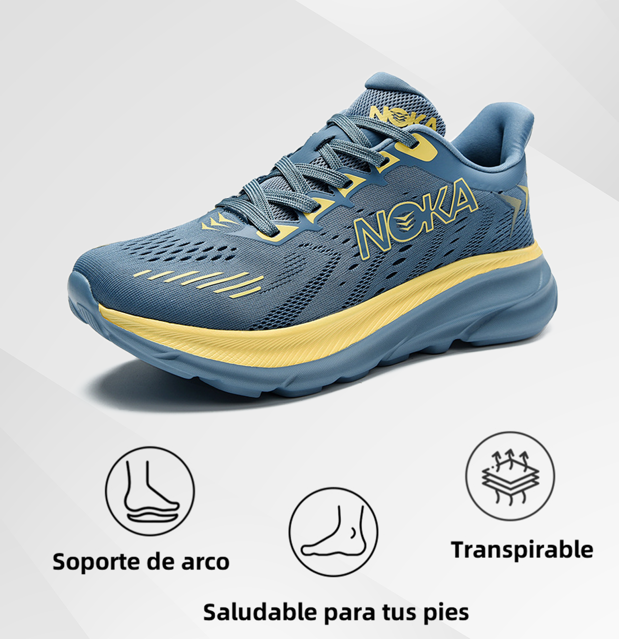 (🔥¡Último día! ¡50% de descuento! ¡No te lo pierdas!)⏰ Zapatos deportivos ortopédicos diseñados ergonómicamente para aliviar el dolor de espalda, articulaciones y pies.