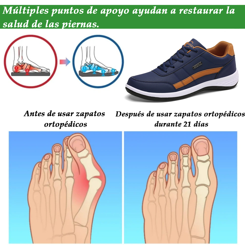 (🔥Oferta por tiempo limitado con 50 % de descuento, ¡no te la pierdas!) - Zapatos deportivos ortopédicos suaves y cómodos (soporte de arco, impermeables y antideslizantes)