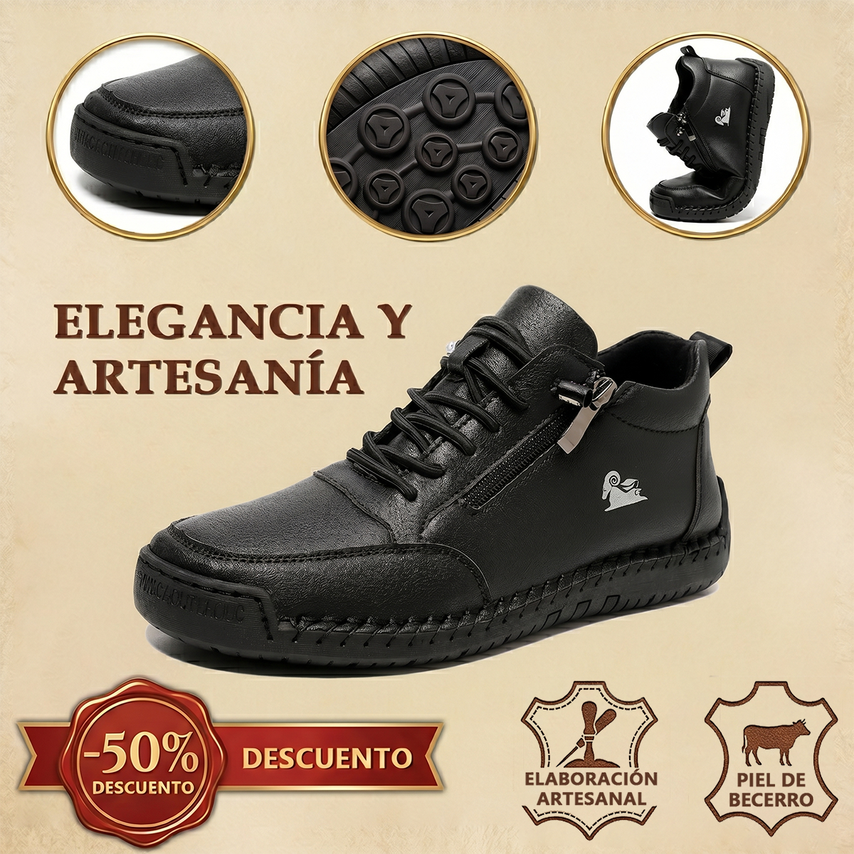 zapatos de cuero 41640