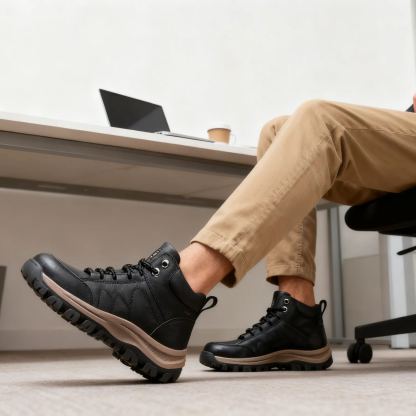 (🔥Sconto del 50% oggi - non lasciartelo sfuggire) - Scarpe italiane in morbida e comoda pelle di vitello - supporto plantare per alleviare il dolore (disponibili anche in peluche 🔥)