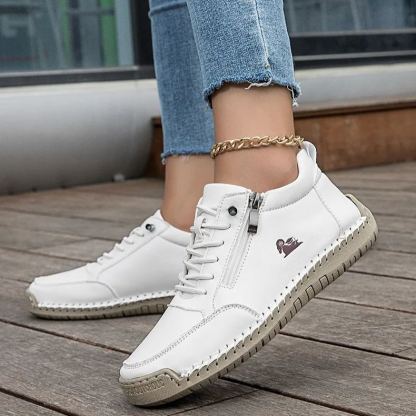 (🔥 Sconto del 50% - Non lasciartelo sfuggire!) Scarpe selezionate in pelle di vitello - scarpe ortopediche - 👞 - resistenti, antiscivolo e impermeabili (supporto dell'arco plantare, sollievo dal dolore, unisex)