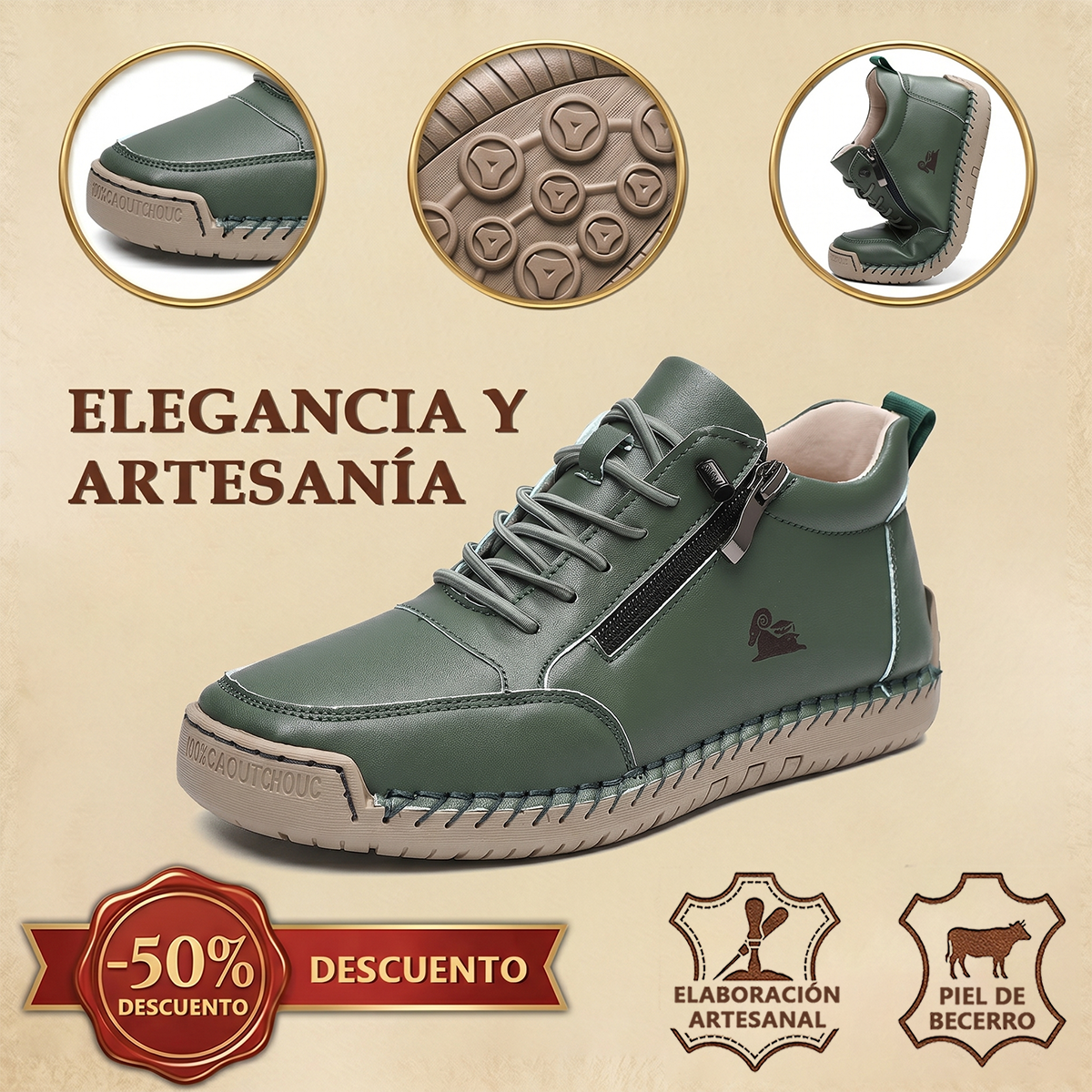zapatos de cuero 41640