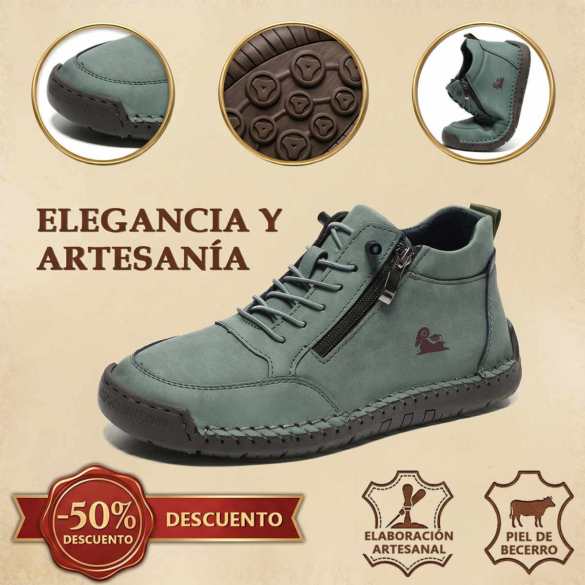 zapatos de cuero 41640