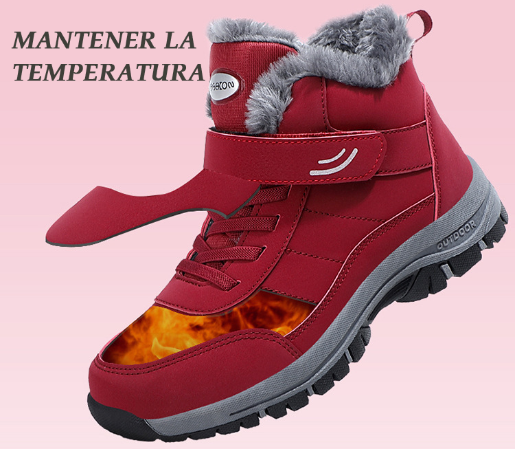 (🔥50% de descuento por tiempo limitado⏰) Zapatos ortopédicos de gamuza para invierno, suaves y cómodos, soporte de arco 🦶 para caminar con facilidad, impermeables y antideslizantes