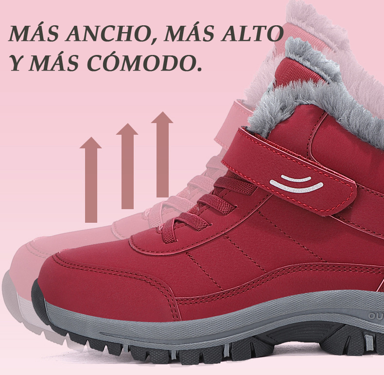 (🔥50% de descuento por tiempo limitado⏰) Zapatos ortopédicos de gamuza para invierno, suaves y cómodos, soporte de arco 🦶 para caminar con facilidad, impermeables y antideslizantes