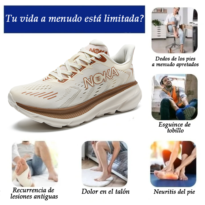 (🔥¡Último día! ¡50% de descuento! ¡No te lo pierdas!)⏰ Zapatos deportivos ortopédicos diseñados ergonómicamente para aliviar el dolor de espalda, articulaciones y pies.