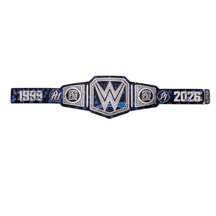 AJ Styles 10th Anniversary Signatures Series Championship Replica Title Belt