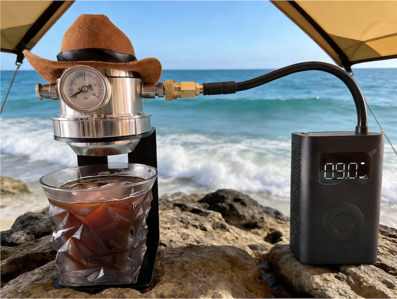 The Cowboy Hat Coffee Machine: Precision Espresso, Anywhere Adventure
