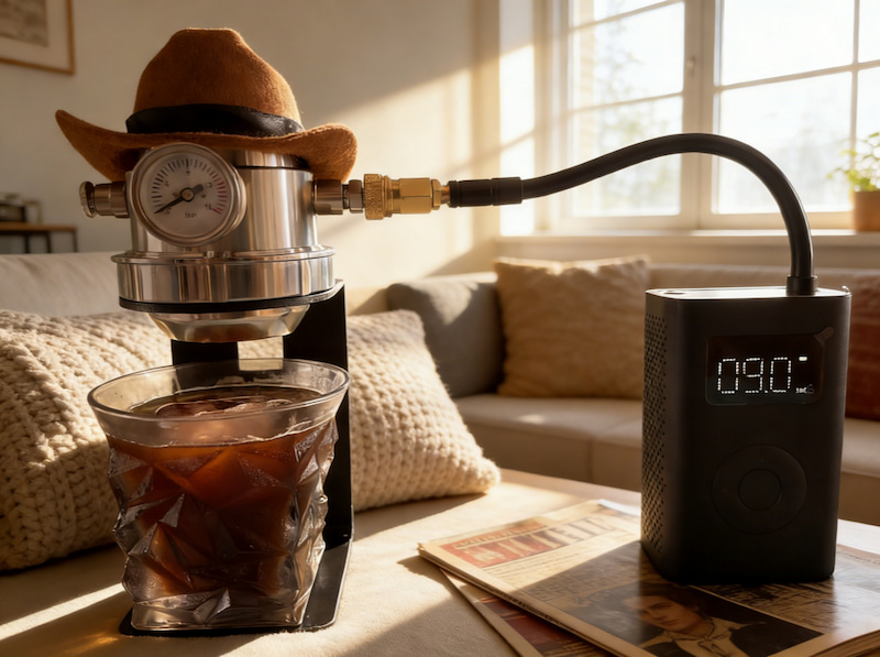 The Cowboy Hat Coffee Machine: Precision Espresso, Anywhere Adventure
