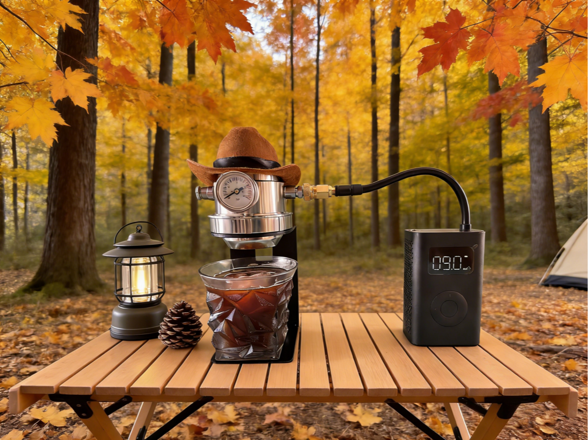 The Cowboy Hat Coffee Machine: Precision Espresso, Anywhere Adventure