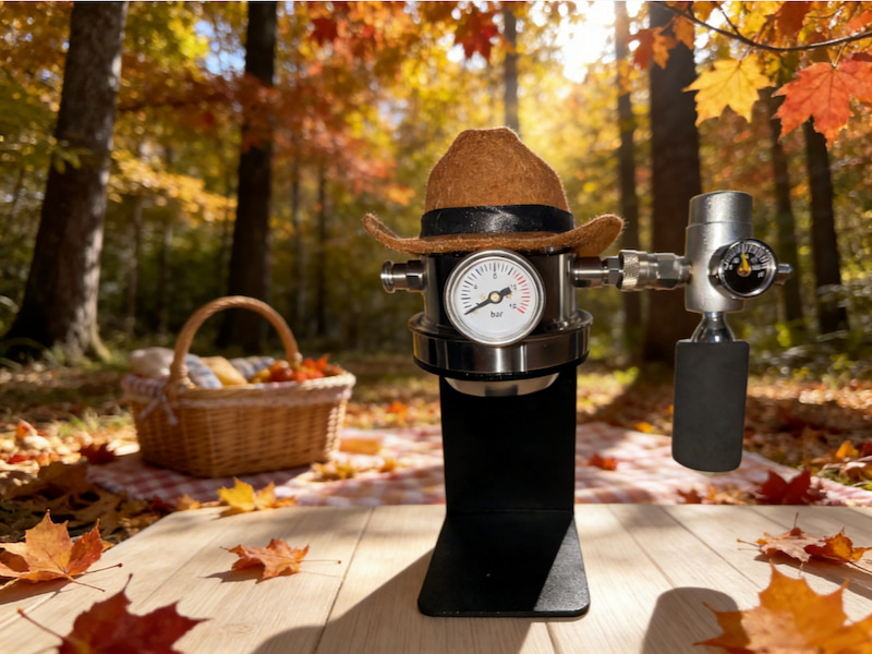 The Cowboy Hat Coffee Machine: Precision Espresso, Anywhere Adventure