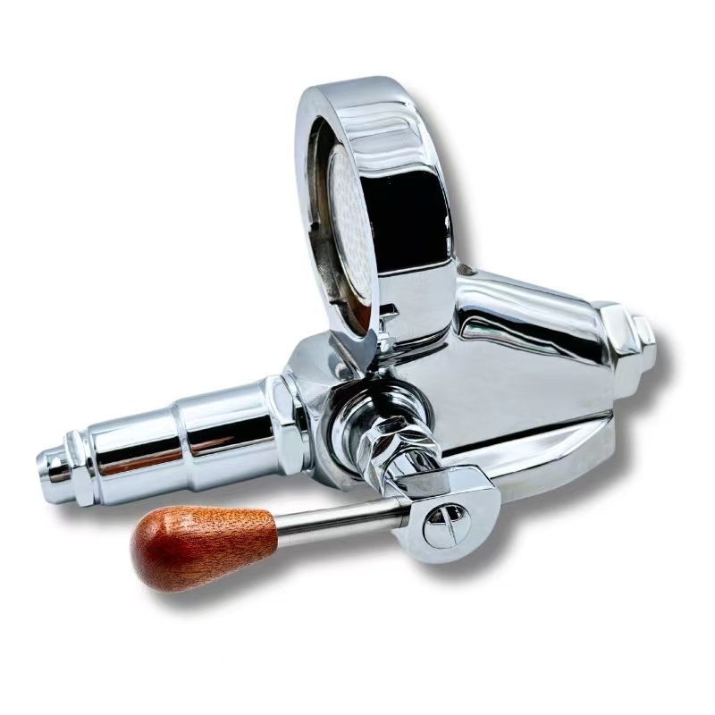 E61 Commercial Espresso Group Head – Classic Lever Design, Chrome Finish