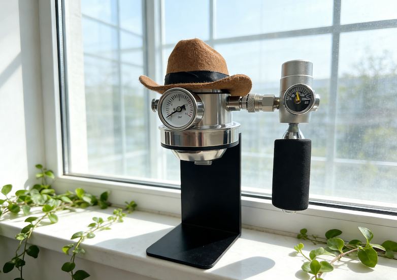 The Cowboy Hat Coffee Machine: Precision Espresso, Anywhere Adventure