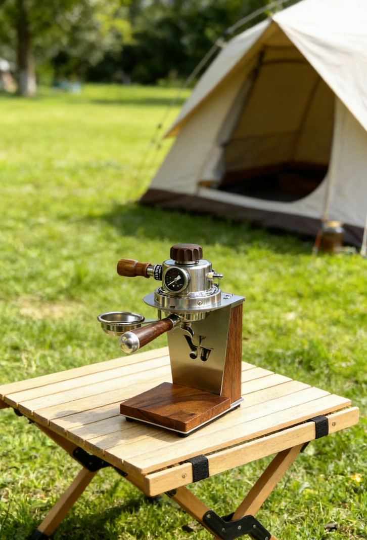 Real Espresso. Anywhere. Without Noise or Power Cables.