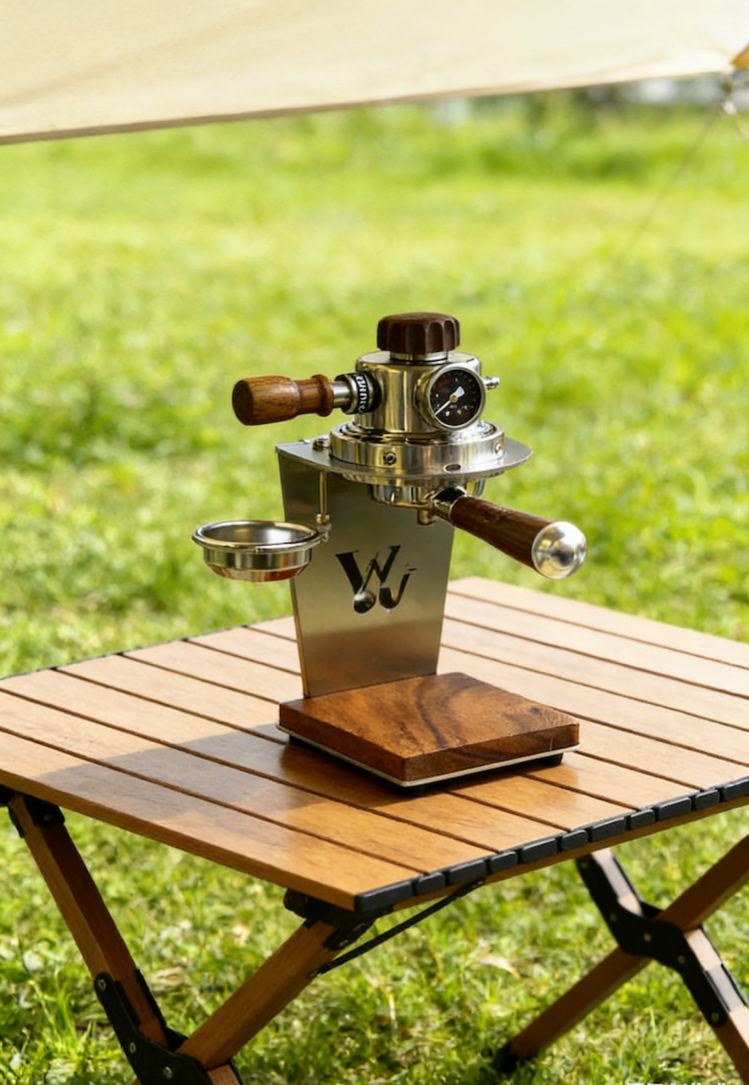 Real Espresso. Anywhere. Without Noise or Power Cables.