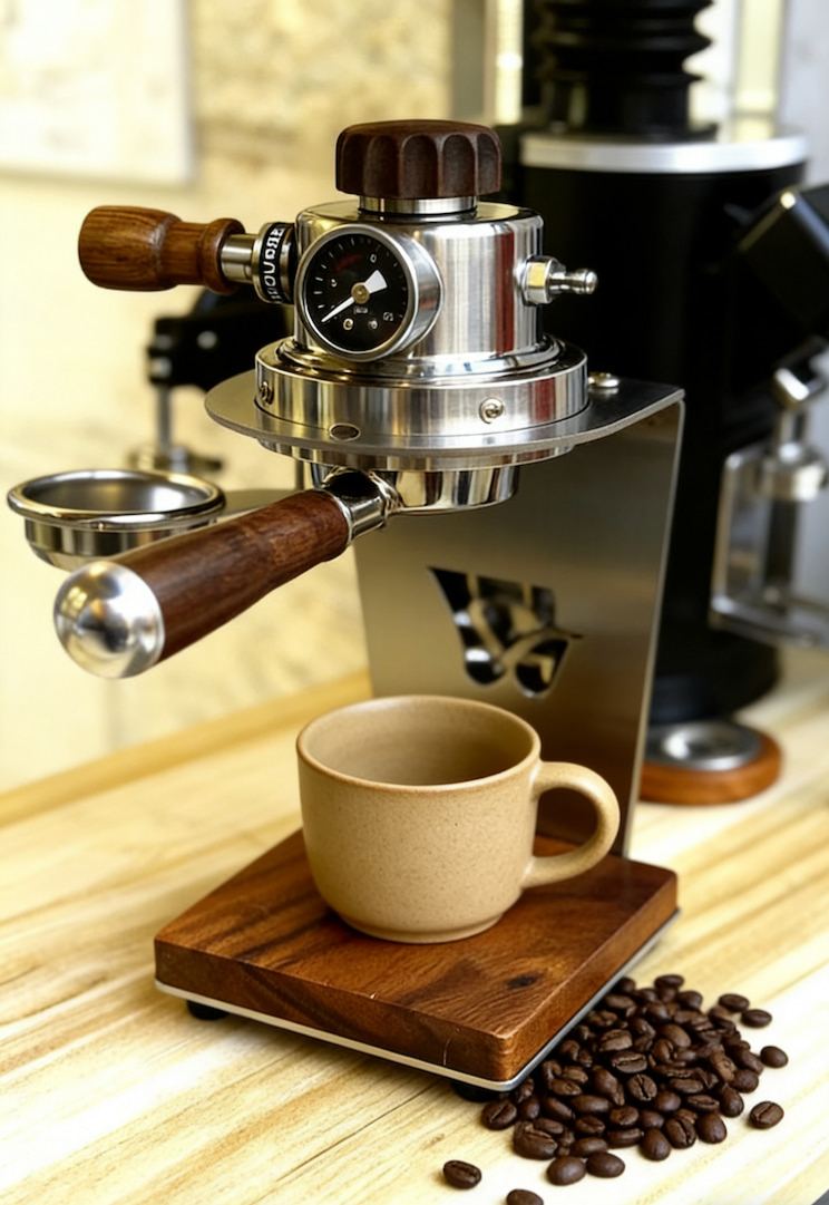 Real Espresso. Anywhere. Without Noise or Power Cables.