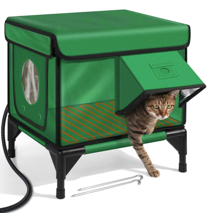 Klynn Heated Outdoor Cat House
