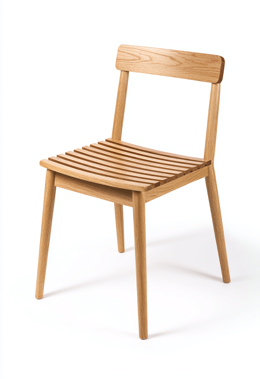Chaise de salle à manger en chêne 45x50x80 cm - chêne - style scandinave-Nicheovae