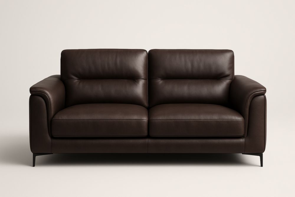 Canapé en Cuir PU Marron 180x90x85 cm-Aurabellae