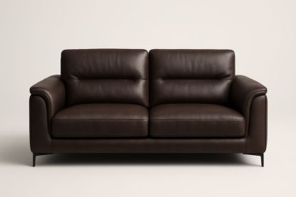 Canapé en Cuir PU Marron 180x90x85 cm-Aurabellae