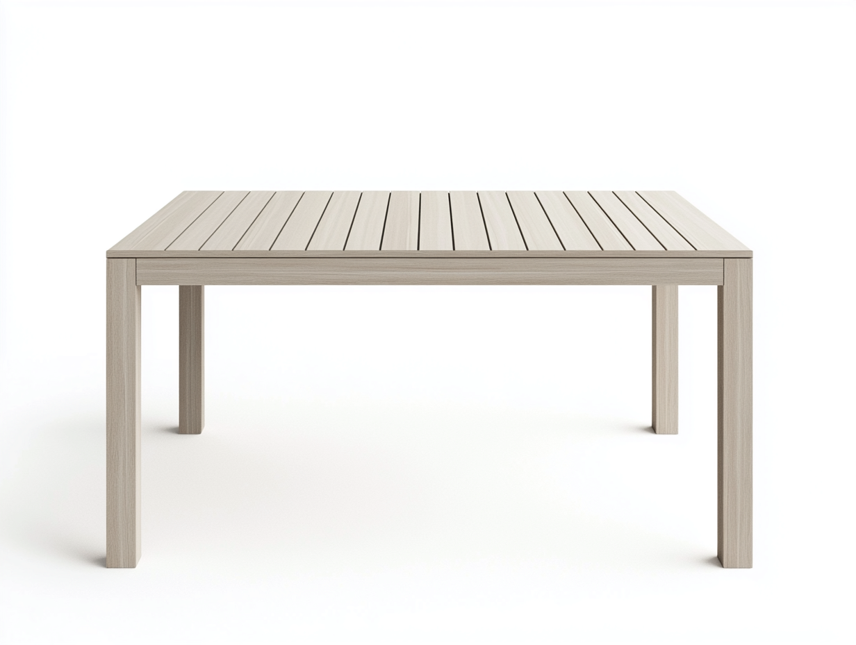 Table de salle à manger en bois clair 160x90x75 cm - chêne clair - style scandinave naturel-Comfyene