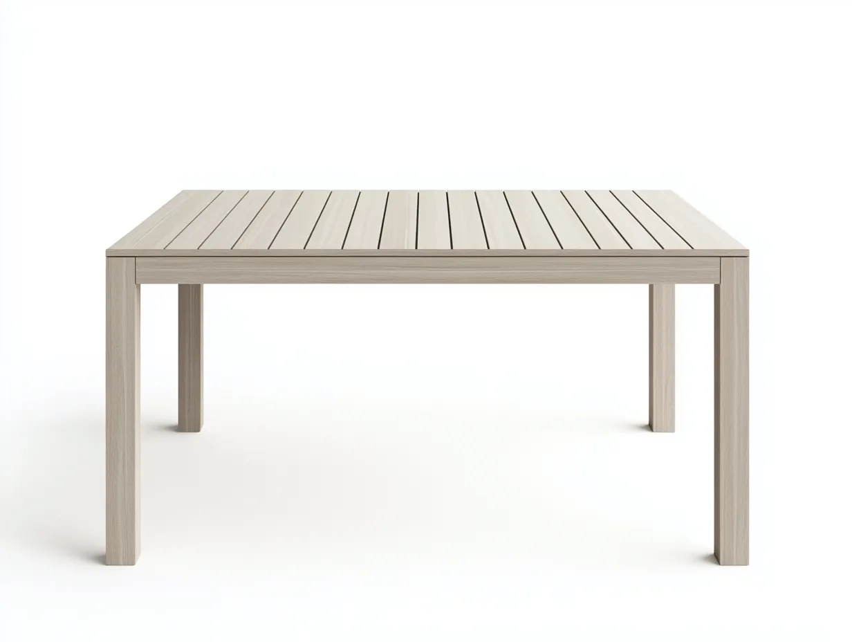 Table de salle à manger en bois clair 160x90x75 cm - chêne clair - style scandinave naturel-Comfyene