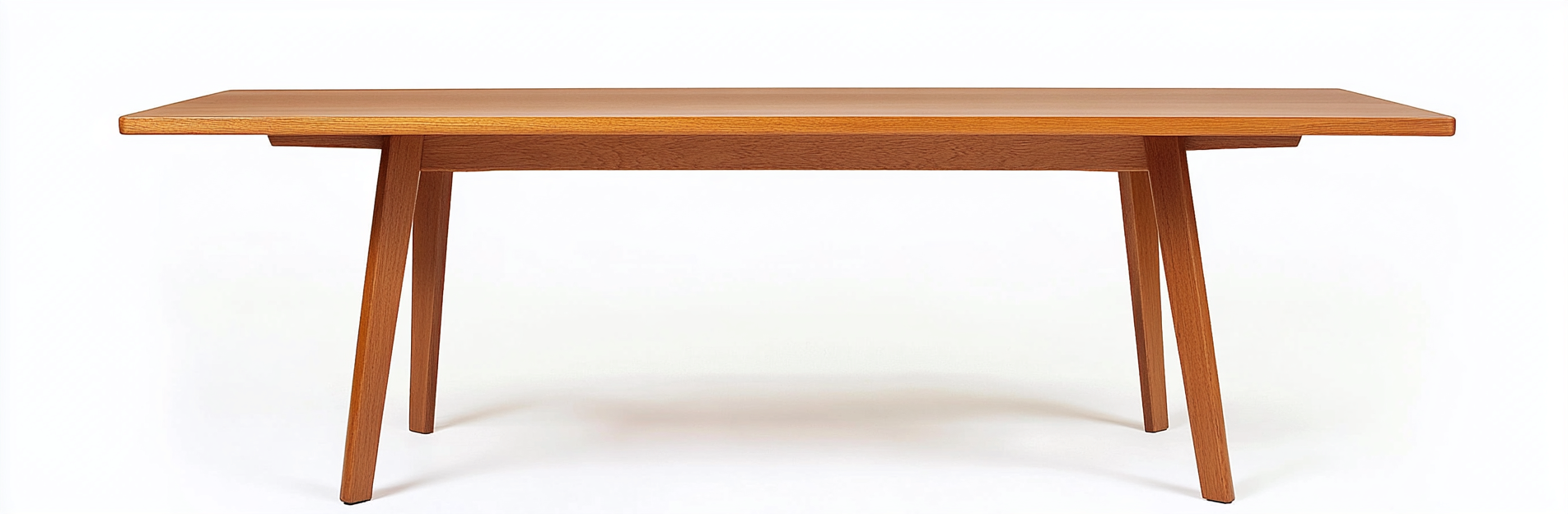 Table de salle à manger en bois de chêne 175x90x74 cm - brun clair - style scandinave moderne-Comfyene