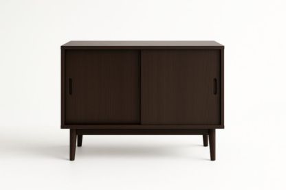 Buffet en bois à portes coulissantes 75x100x45 cm