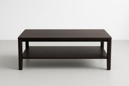Table basse rectangulaire bois marron 120cm x 60cm x 45cm