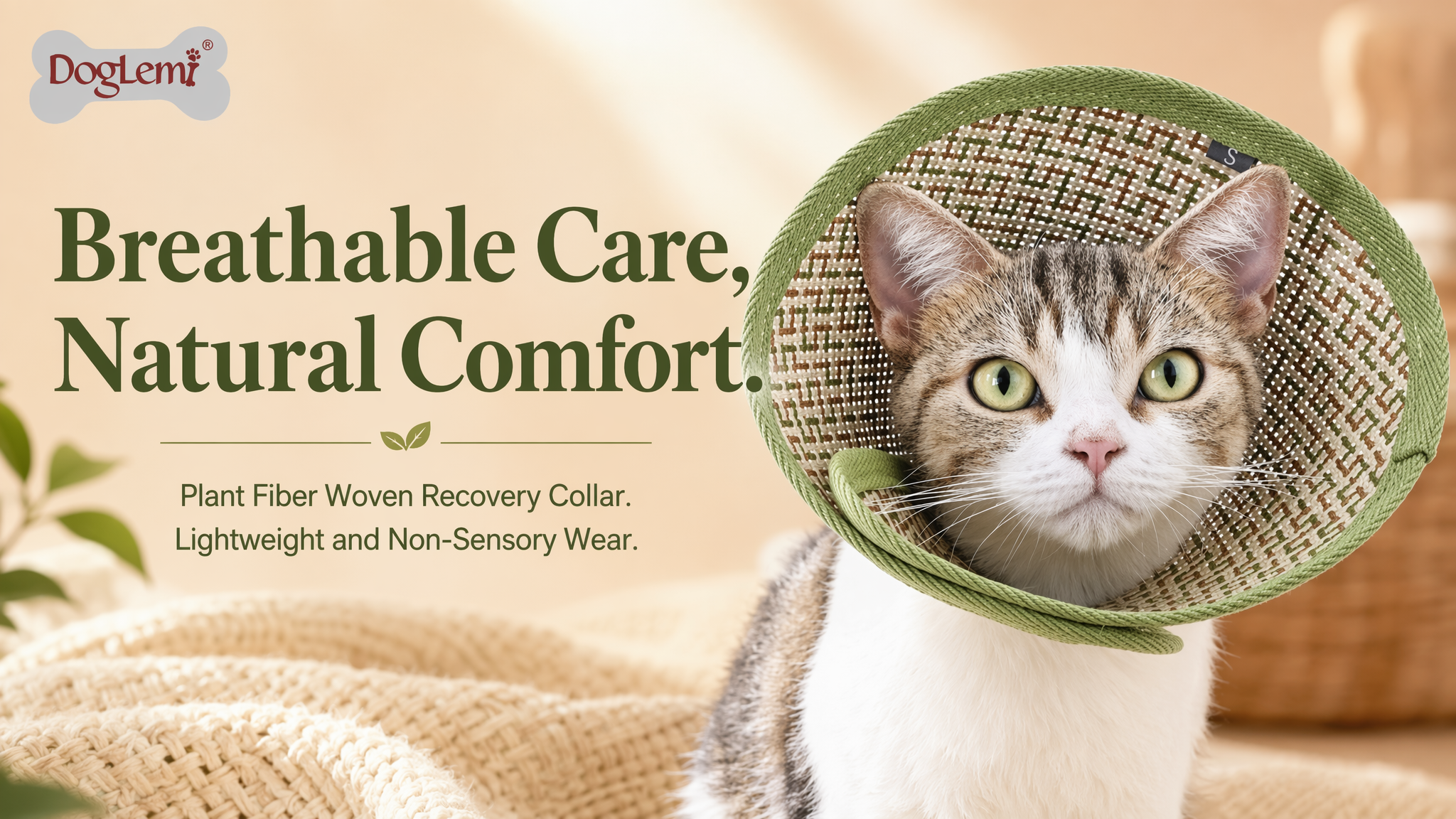 Breathable Summer Soft Protective Collar for Dogs & Cats