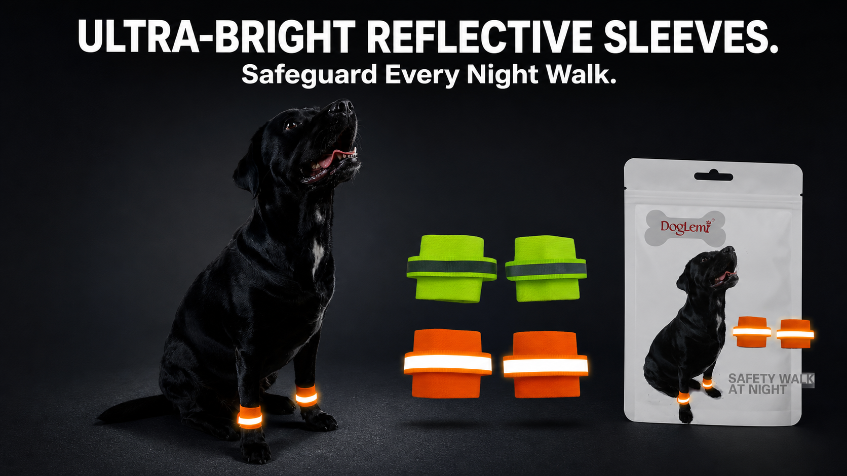 Reflective Breathable Dog Leg Sleeves