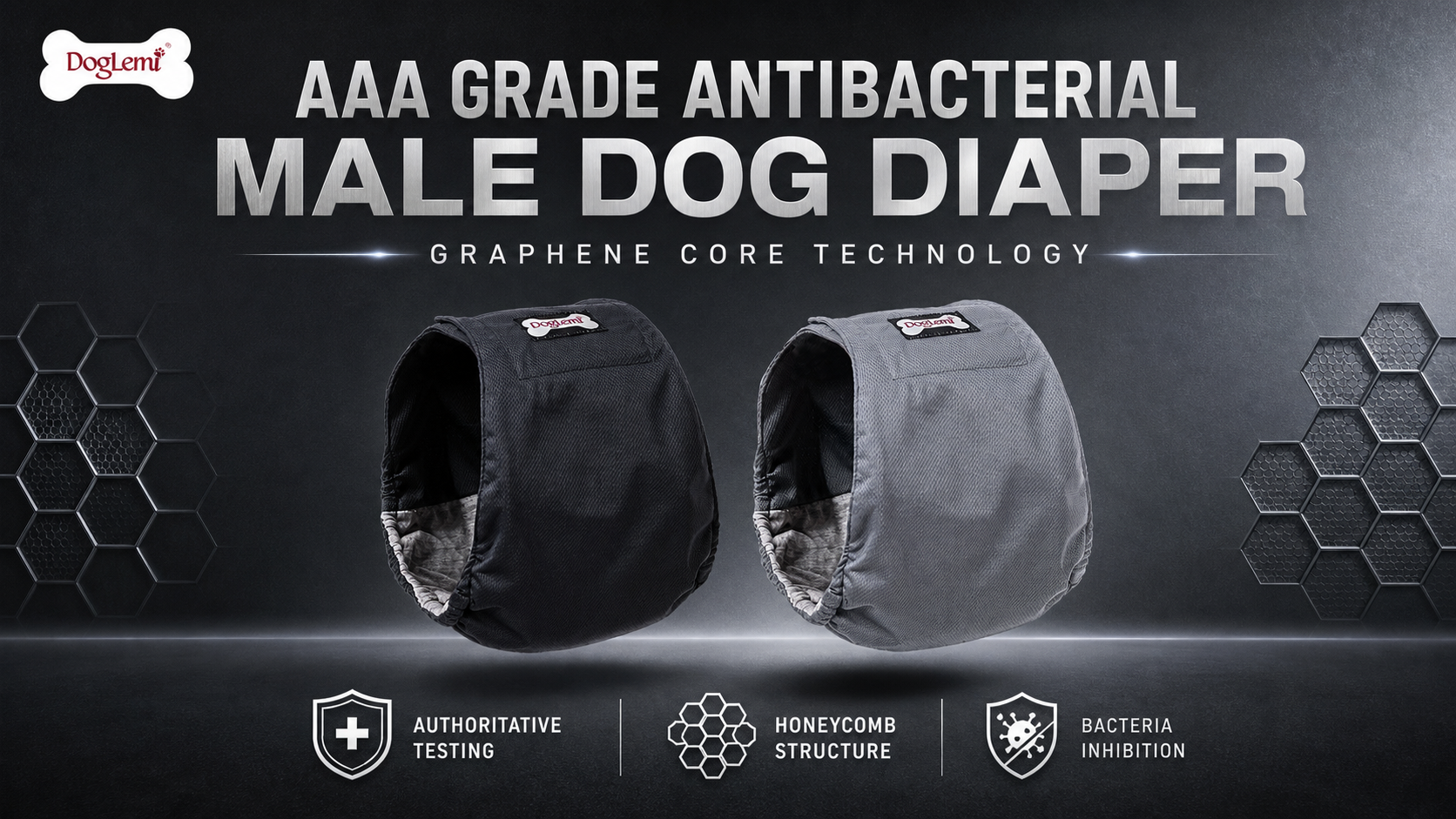 Washable Absorbent Male Dog Belly Band for Indoor Hygiene