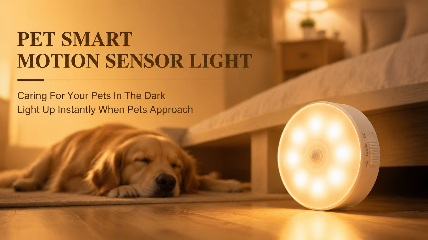 Motion Sensor Pet Night Light – Battery Powered