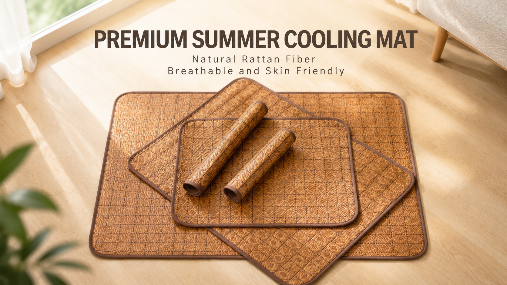 Breathable Woven Cooling Mat for Dogs & Cats