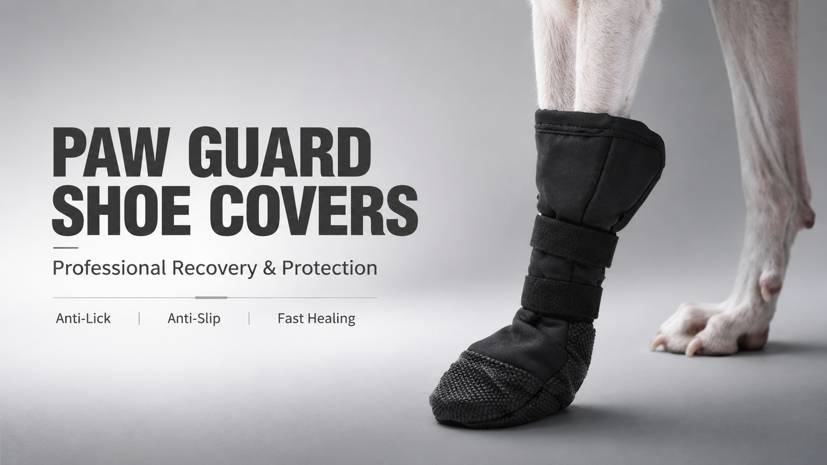 Protective Dog Paw Recovery Boot – Non-Slip Single Boot