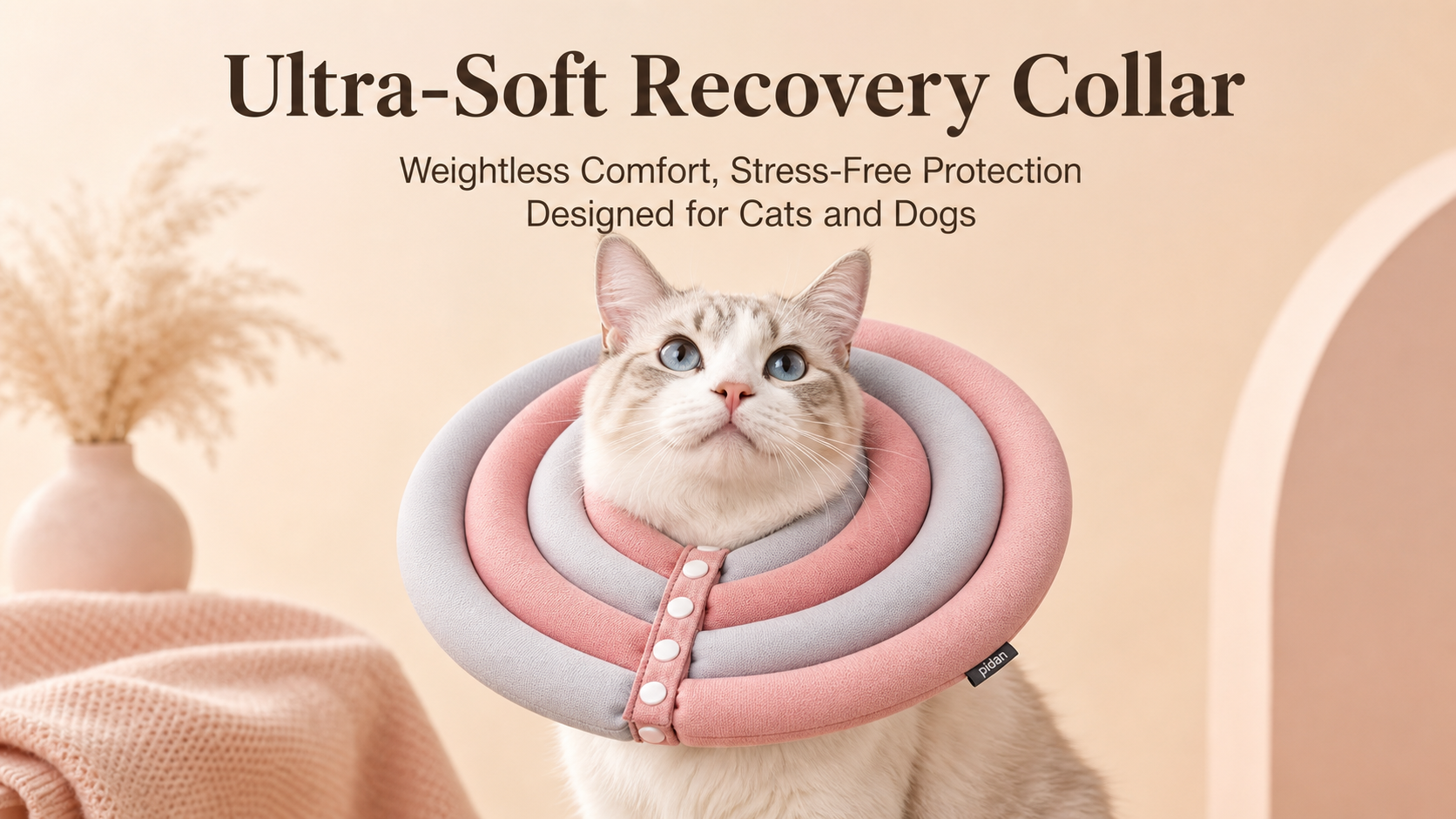 Soft Protective Recovery Collar for Dogs & Cats