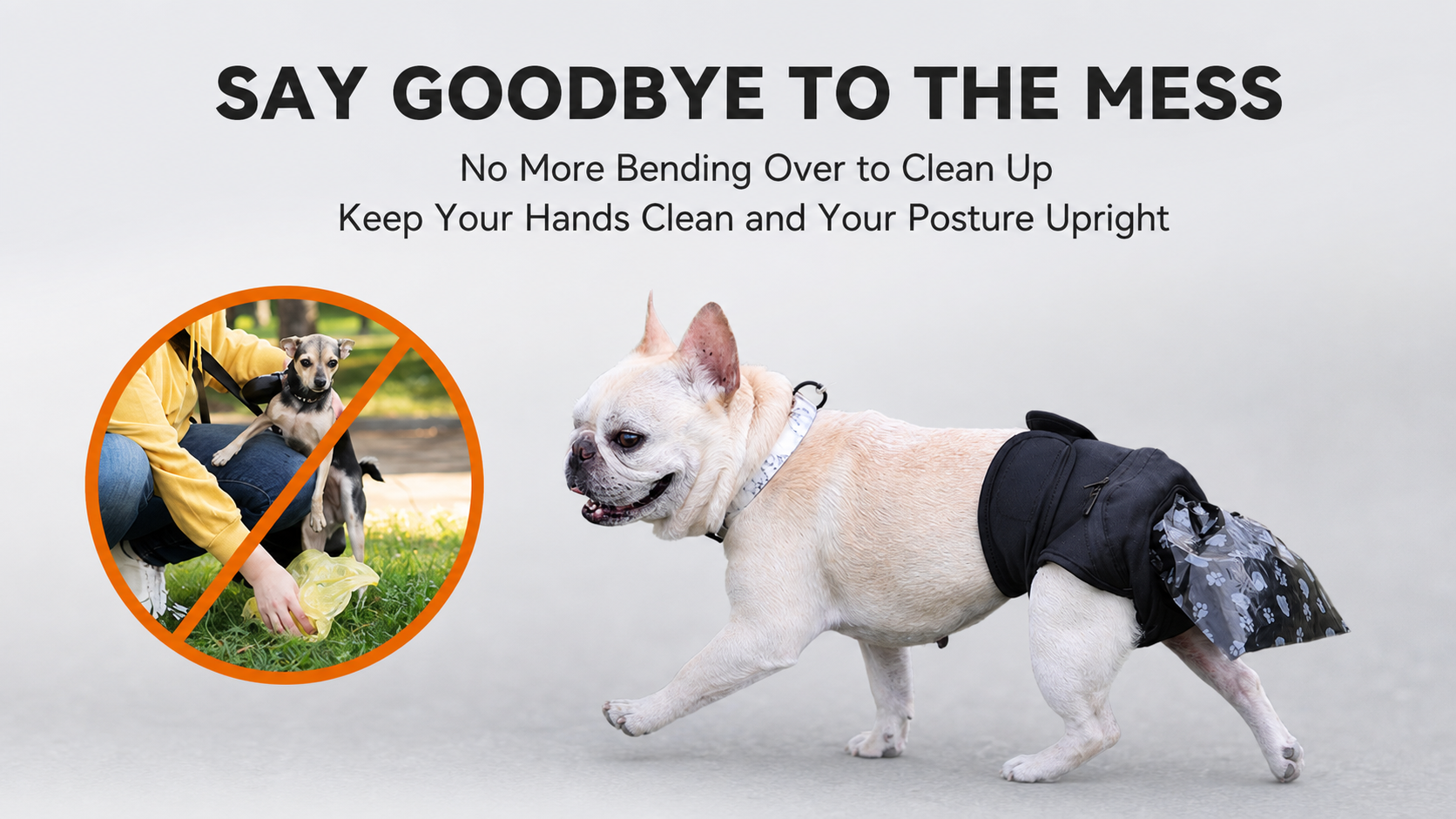 Washable Dog Hygiene Pants for Outdoor Walks
