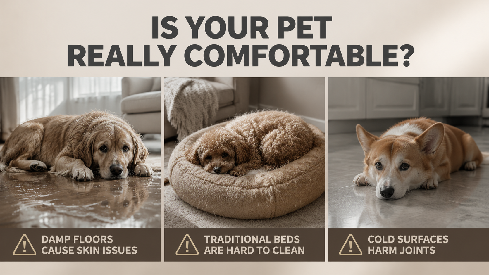 Elevated Breathable Mesh Dog Bed – Reinforced Steel Frame