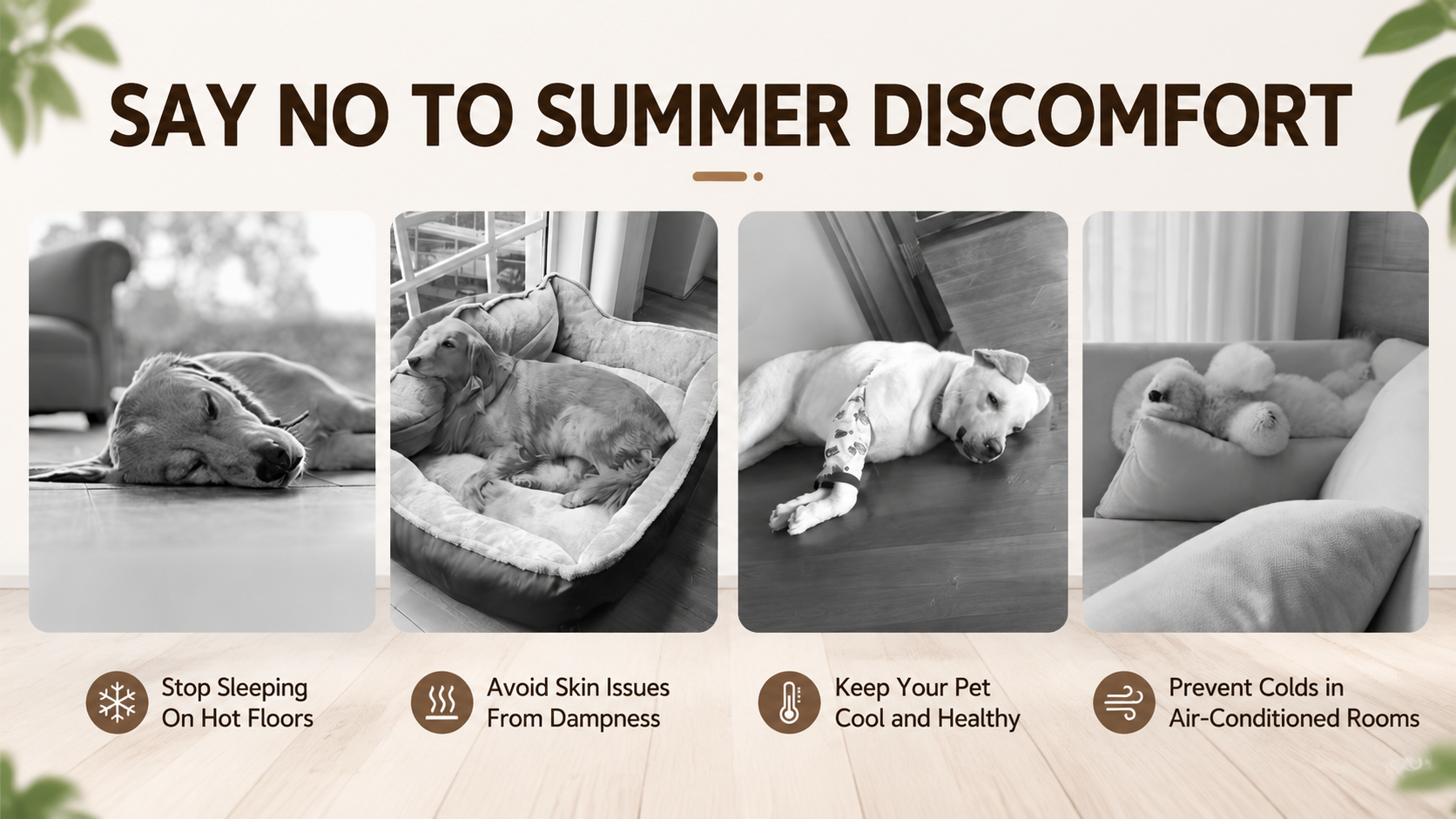 Breathable Woven Cooling Mat for Dogs & Cats