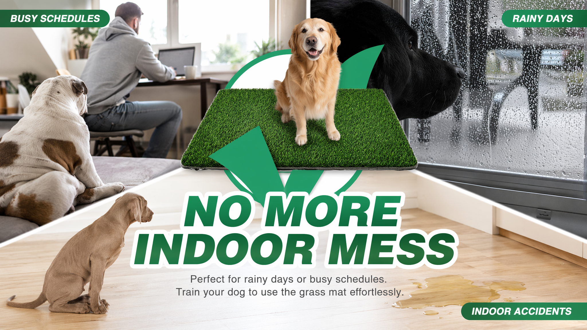 Washable Grass-Style Dog Pee Pad