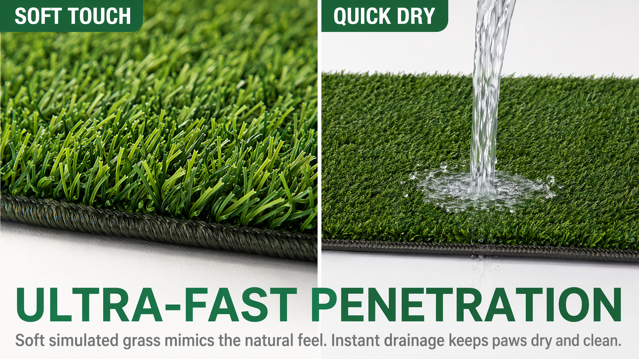 Washable Grass-Style Dog Pee Pad