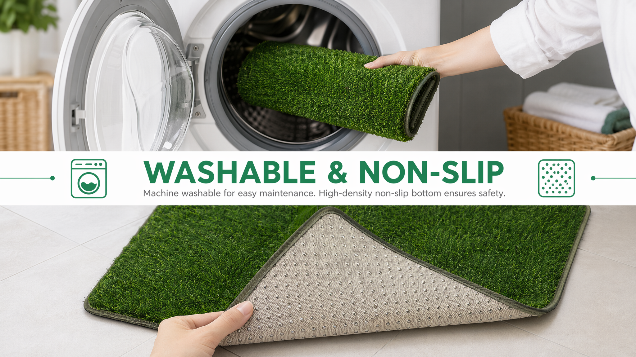 Washable Grass-Style Dog Pee Pad