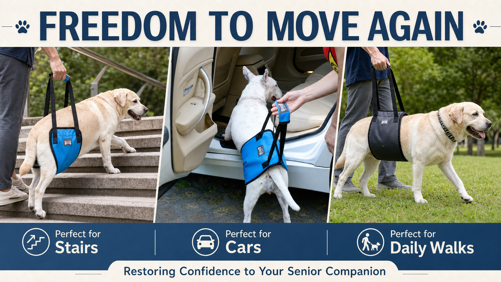 Rear Lift Support Harness for Dogs