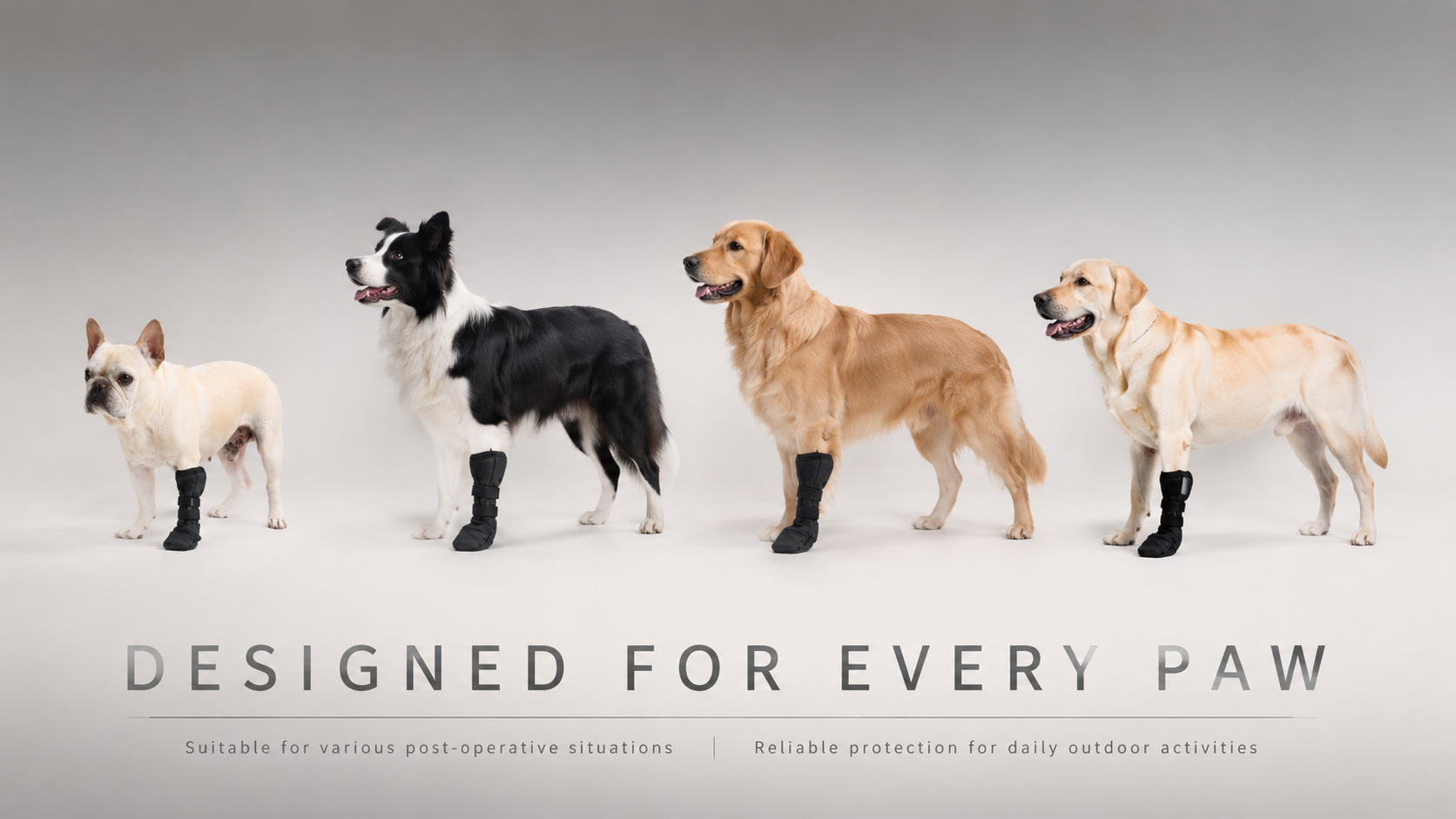 Protective Dog Paw Recovery Boot – Non-Slip Single Boot