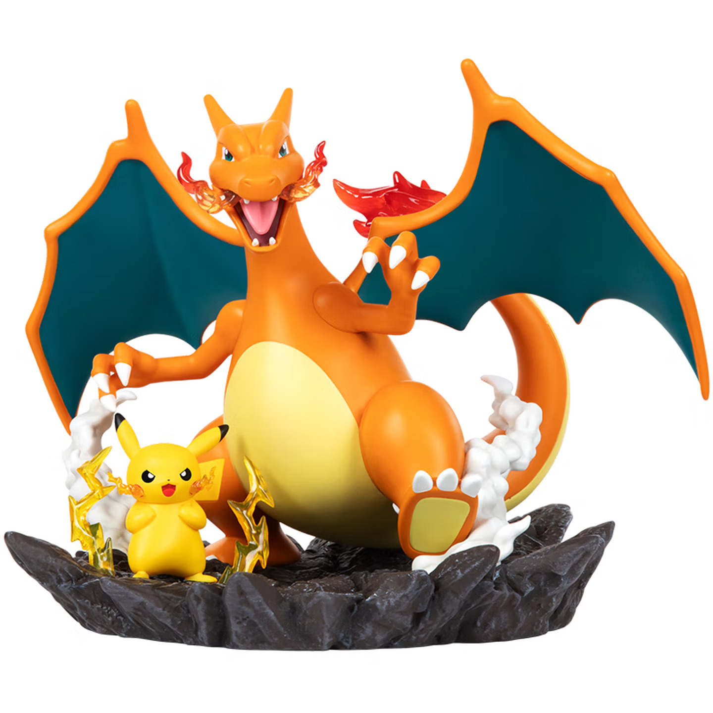 Funism Pokémon figurines of Pikachu and Charizard, plush toys and figurines, medium-sized birthday gifts.