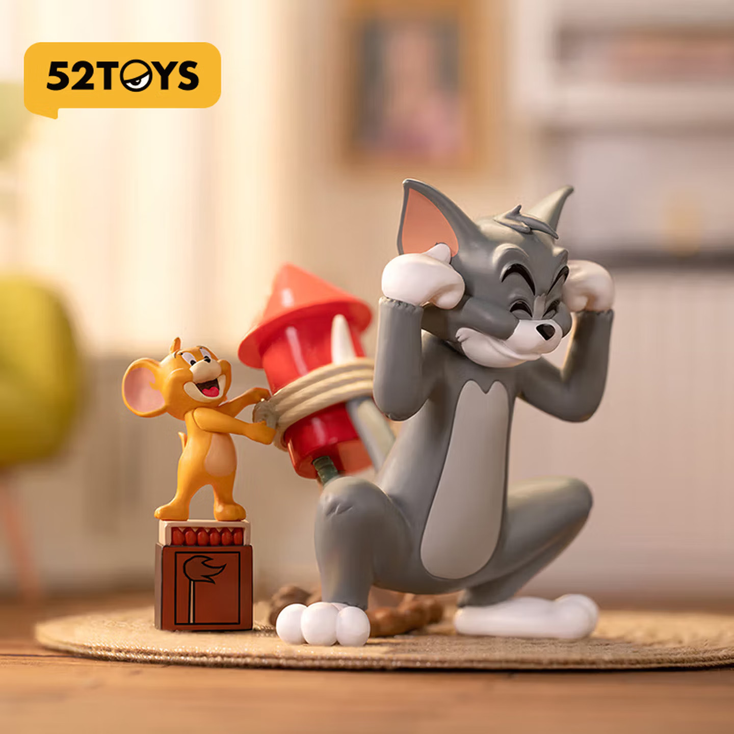 52TOYS TOM and JERRY Cat and Mouse Battle Series Blind Box: Trendy Toys, Figurines, Anime Peripherals, and Ornaments (8 Blind Boxes Inside | No Duplicates)