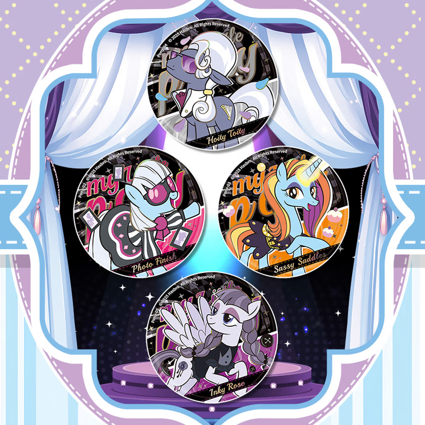 My Little Pony Badge Series: The Enchanted Masterpiece Official Merchandise - Box of Badges